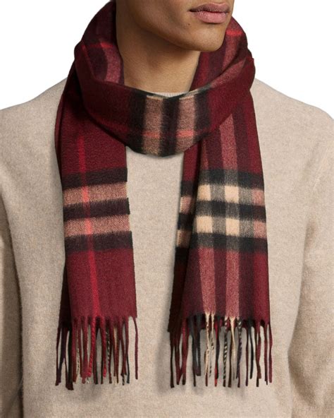 burberry claret scarf